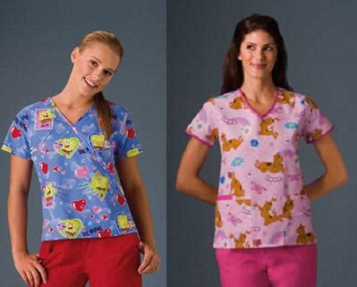 Cartoon Print Scrub Tops | Healthcare News, Update and Unforms at ScrubPoint