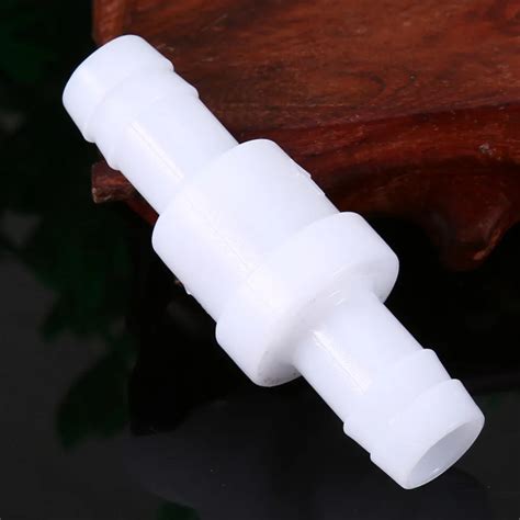 White Plastic One Way Inline Check Valve Gas Liquid Water 4mm / 6mm / 8mm / 12mm-in Valve from ...