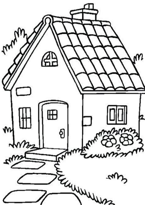 Printable Coloring Pages House