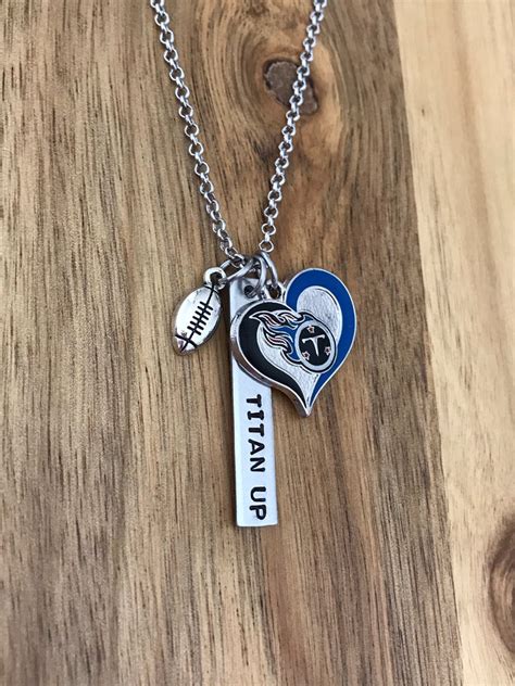 Tennessee Titans Titan Up Handstamped Necklace – Sassco Designs