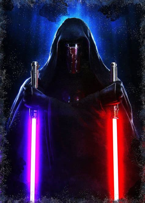 DARTH REVAN Darth Revan Poster Darth Revan Digital Star | Etsy | Star wars darth revan, Star ...