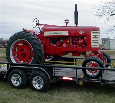 Restored Farmall 450 tractor for sale