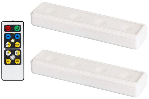 Brilliant Evolution Wireless LED Under Cabinet Light 2 Pack with Remote ...