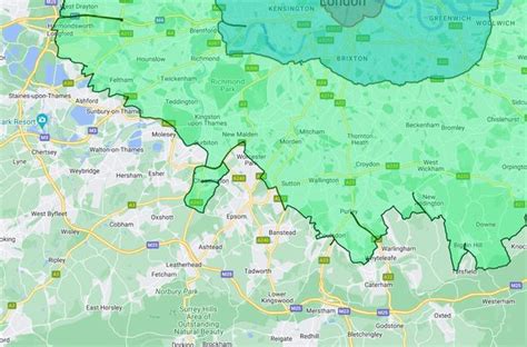 ULEZ expansion map shows the Surrey areas new border will rub shoulders ...