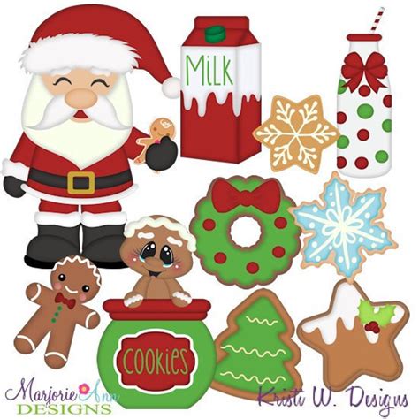 Cookies for Santa Clipart-instant Download-digital Clipart-png Clip Art ...