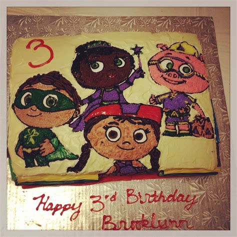 Super Why cake | Super why cake, 3rd birthday, Birthdays