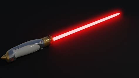 Darth Sidious Lightsaber free 3D model | CGTrader