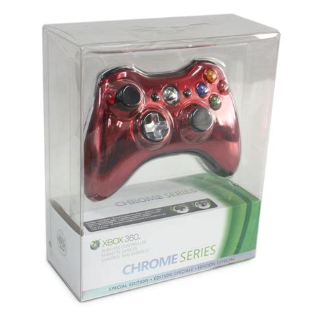 Xbox 360 Wireless Controller (Chrome Red)