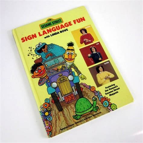 Sesame Street Sign Language Fun by Linda by AttysSproutVintage