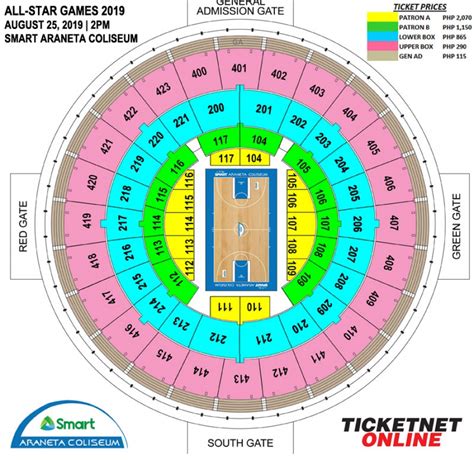 Araneta Coliseum Floor Plan | Viewfloor.co