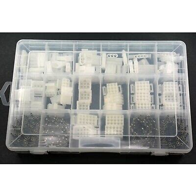 234pcs Molex 2-15 Pin Gauge Connector Kit 0.093", Wire Gauge 14-16-18 ...