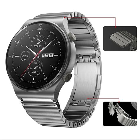 Metal Strap Stainless Steel Strap 22mm For Huawei Watch GT 2 Pro ...