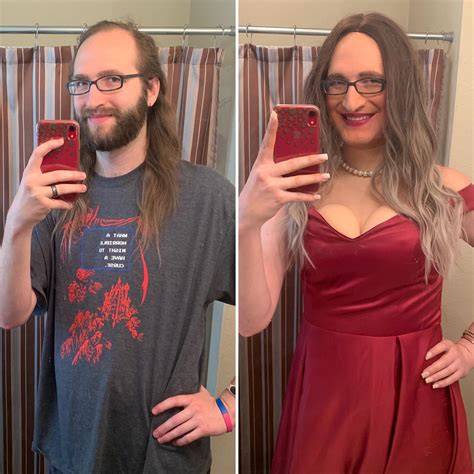 A spicy transformation Tuesday for you~ : r/genderfluid