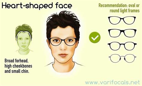 Found on Bing from www.pinterest.com in 2020 | Heart shaped face glasses, Face shapes guide ...