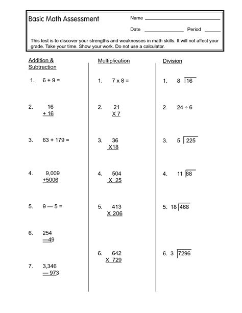 11 Best Images of 6th Grade Math Practice Worksheets 6th Grade Math ...