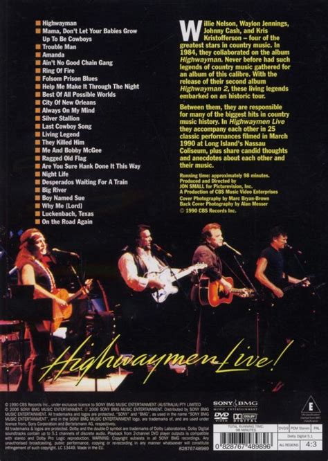 The Highwaymen: Live 1990 (DVD) – jpc