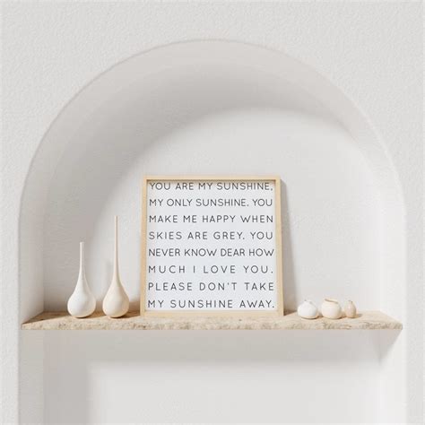 You Are My Sunshine Wood Sign – Modern Rustic Home