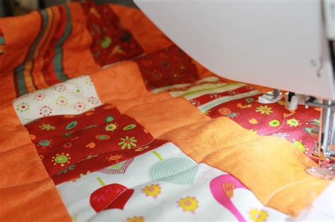 SunShine Sews...: Orange Strip Quilt for Kids Quilt WIP