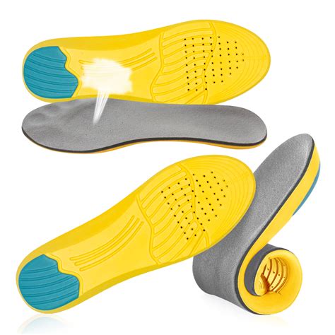 Kalevel 2 Pairs Sport Insoles Women Arch Support Shoe Inserts Orthotic Plantar Fasciitis Insoles ...