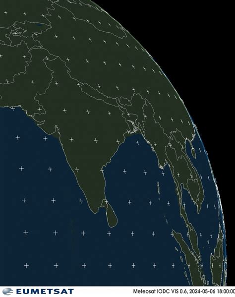 Meteosat - animation - visible : India