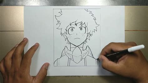 Easy To Draw Anime Characters Deku