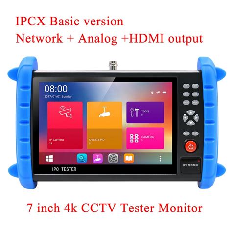 4K 7" IPC Tester IP Camera Tester CCTV Tester Monitor H.265 IP+Analog ...