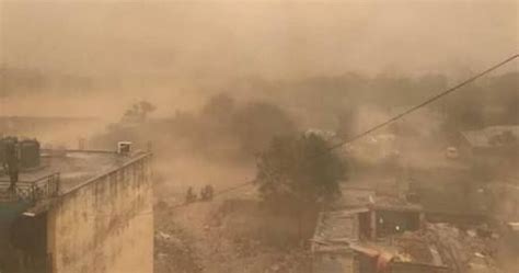 Warning! Massive dust storms En-route these states of India today