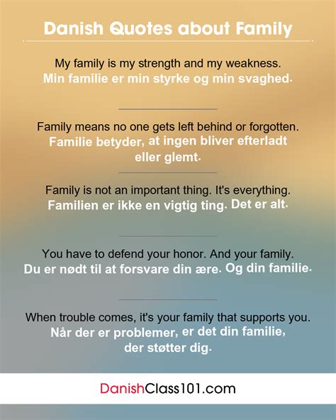 Learn How to Talk About Your Family in Danish