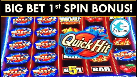 FIRST SPIN BONUS ON $11.25 MAX BET - QUICK HITS RISING X SLOT MACHINE! QUICK HIT BLITZ SLOT ...