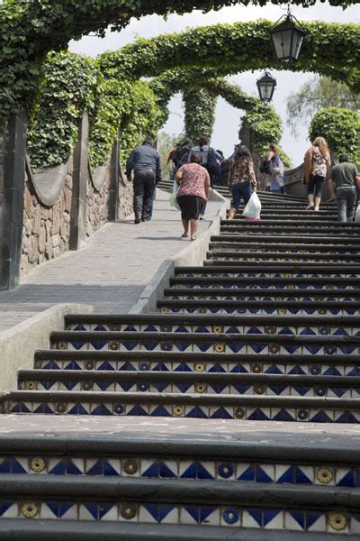 Stairs leading up Tepeyac hill | Basilica of Guadalupe | Mexico City | Travel Story and Pictures ...