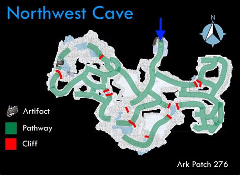 Ark Upper South Cave Map