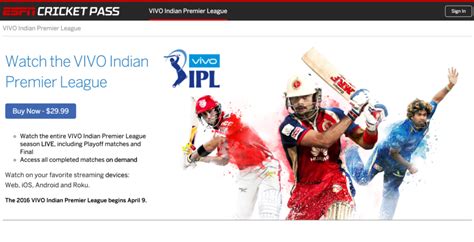 Cricket fans score with ESPN subscription-streaming service programming ...