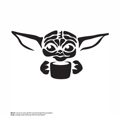 Star Wars Yoda Stencil