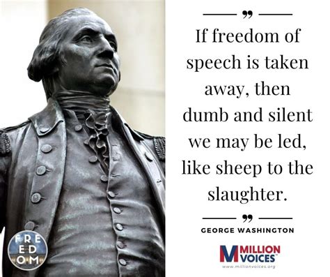 George Washington | Freedom of Speech - Million Voices