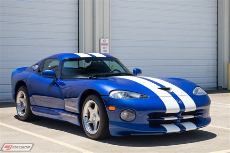 Used 1996 Dodge Viper GTS Blue and White Stripes For Sale (Special Pricing) | BJ Motors Stock # ...