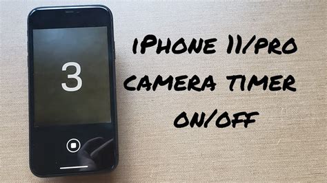 iPhone 11/pro camera timer on/off - YouTube