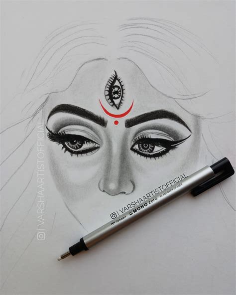 Update 145+ sketch drawing of durga maa - seven.edu.vn