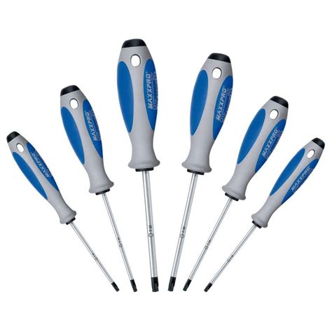 WITTE Maxxpro Torx Screwdriver Set (6-Piece)-9T 653980 - The Home Depot