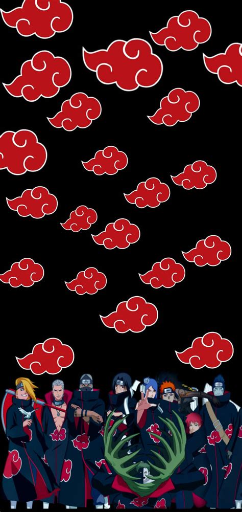 Download Akatsuki Logo Clan Of Shinobi Wallpaper | Wallpapers.com