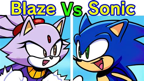 Friday Night Funkin' Blaze vs Sonic | Sonic Rush (FNF Mod/Hard) (Blaze ...