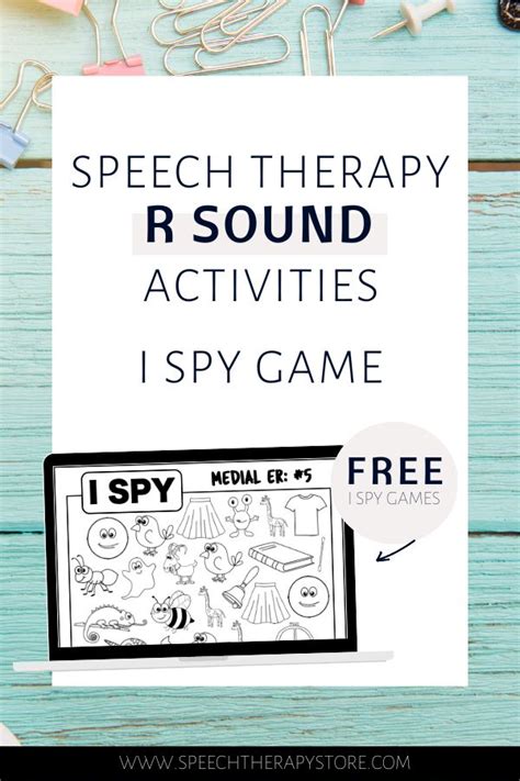 17+ PDF Speech Therapy R Sound Activities {I Spy Articulation!} - Speech Therapy Store