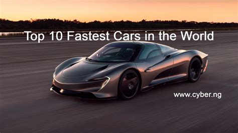 Top 10 Fastest Cars In The World 2023 - CYBER NG