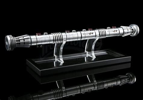 Lot # 692 - Ray Park-Signed Master Replica Darth Maul Lightsaber (TPM Signature Edition) (#993/ ...