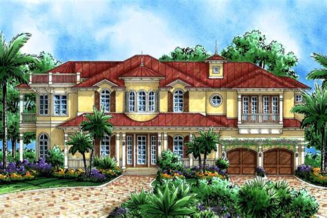 House Plan 1018-00163 - Mediterranean Plan: 5,079 Square Feet, 4 Bedrooms, 5 Bathrooms ...