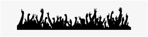 Silhouette People Raising Hands - 632x300 PNG Download - PNGkit