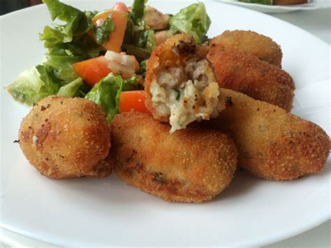 Croquetas de setas y beicon