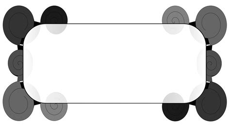 Clipart - gray decorative border