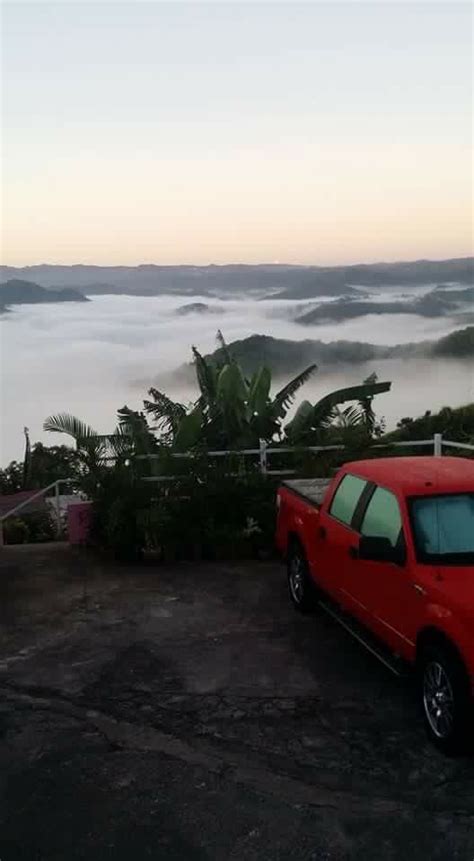 Las montañas de Morovis con niebla. 19 de septiembre de 2015. Foto de Weather News. | Puerto ...