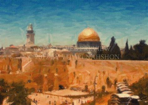 Jerusalem - The Holy City (Painting | Oil)