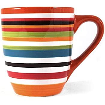 Amazon.com | Two and a Half Men Striped Mug: Coffee Cups & Mugs